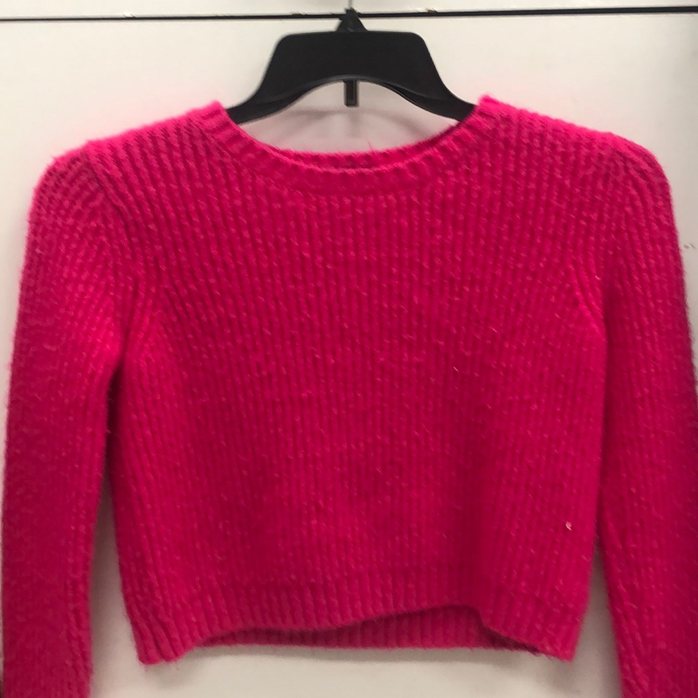 Hot pink sweater